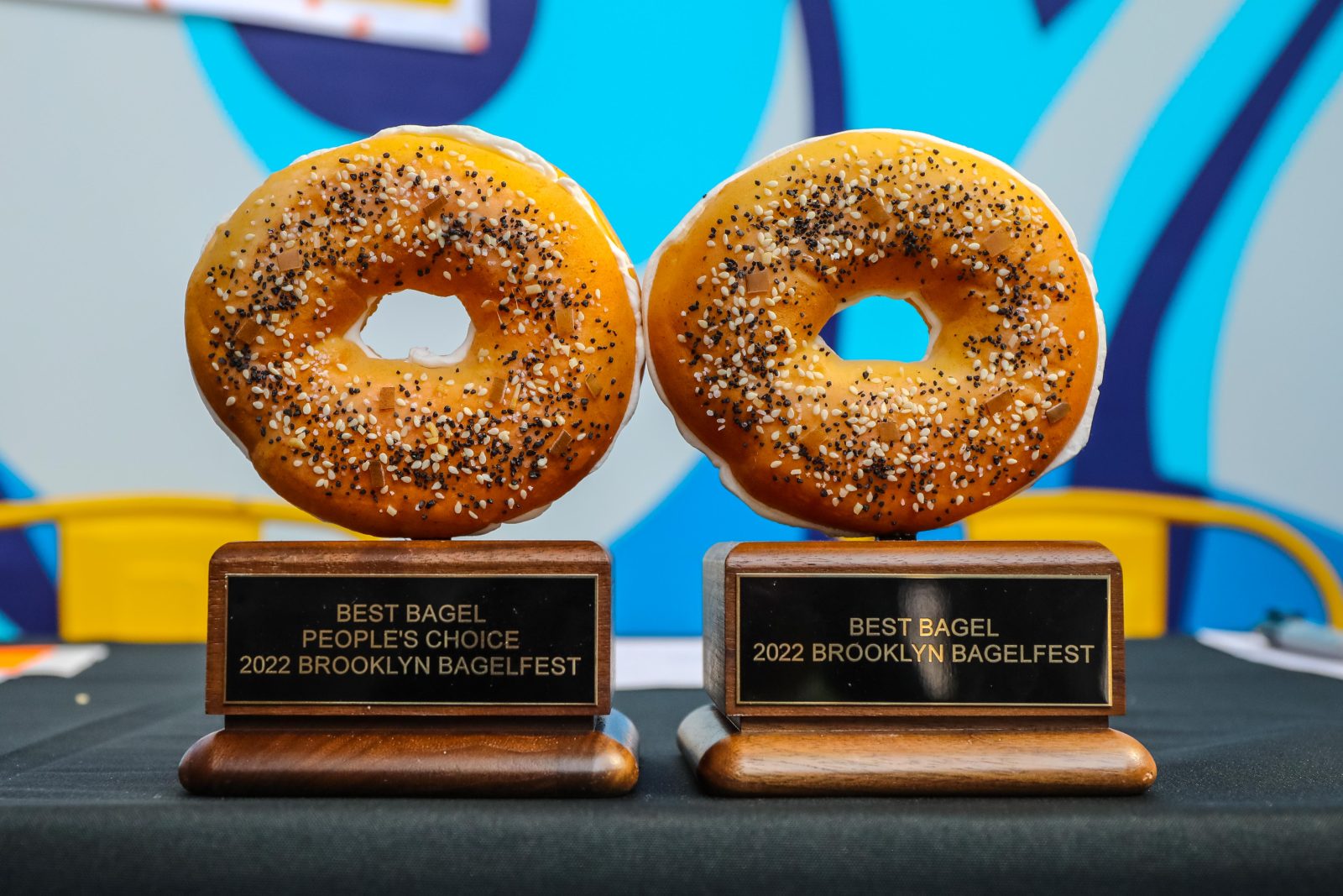 Scenes from BagelFest (where the best bagel In Brooklyn is once again