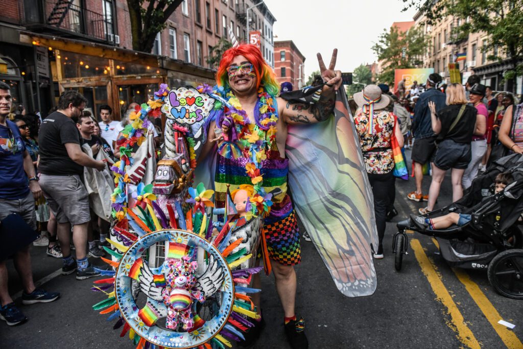 Scenes from the 2023 Brooklyn Pride Parade in Park Slope Brooklyn