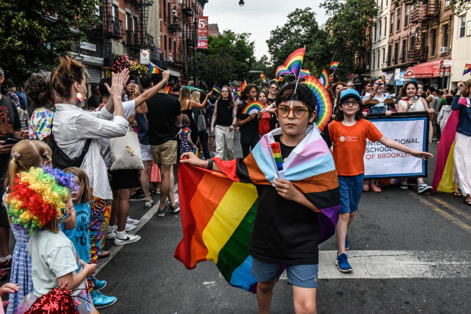 Scenes from the 2023 Brooklyn Pride Parade in Park Slope Brooklyn