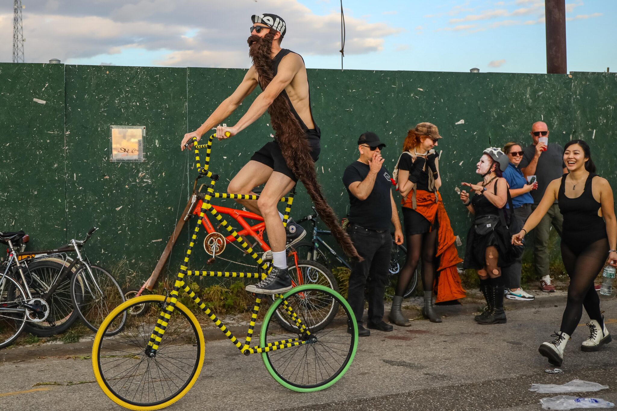 Mutant bikes, jousting and giddy mayhem: Scenes from Saturday's Bike ...