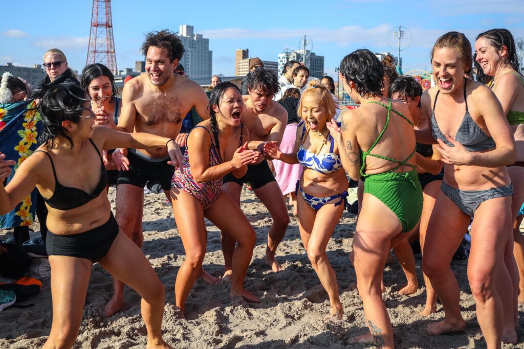 Scenes from Coney Island's 121st annual New Year's Day Polar Bear