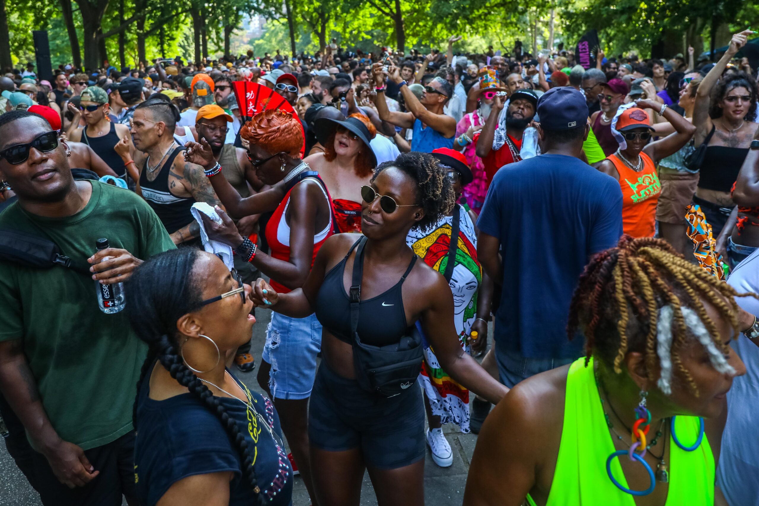 Scenes from Sunday's steamy Soul Summit dance party in Fort Greene Park