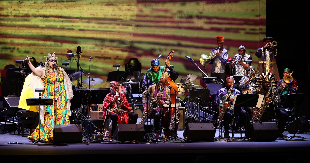 Sun Ra Arkestra performs in Harlem in 2024.